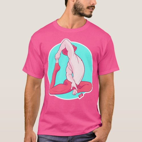 Pink Yoga 1  T_Shirt