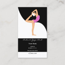 pink Yoga Business Cards