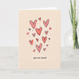 Pink You Are Loved Card