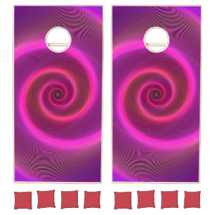 Pink Zazzle_Growshop. Cornhole Set