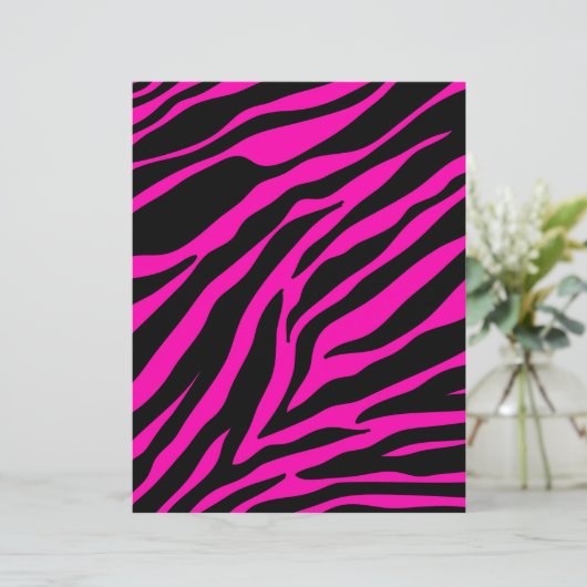 pink zebra (Standing Front)
