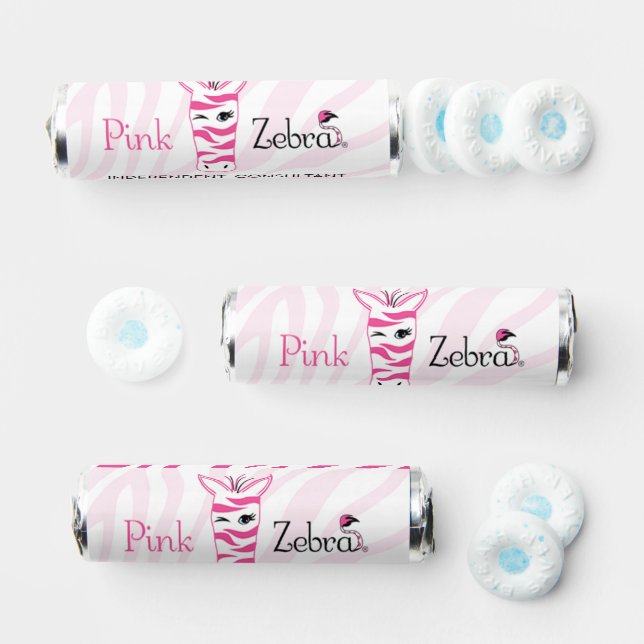 Pink Zebra Hershey Candy | Party Favors | Business (Assorted)