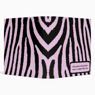 Pink Zebra Keepsake Album Binder