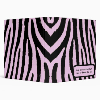 Pink Zebra Keepsake Album Binder