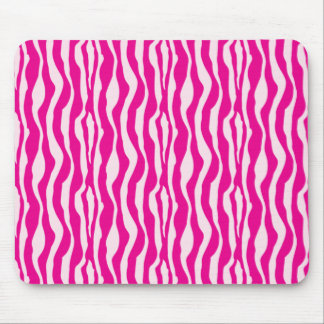 Pink Zebra Mouse Pad