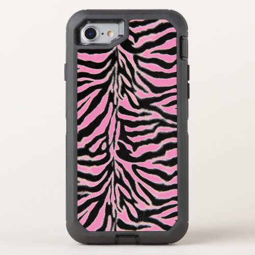 Pink zebra OtterBoxApple iPhoneSE2nd gen87Case OtterBox Defender iPhone SE87 Case