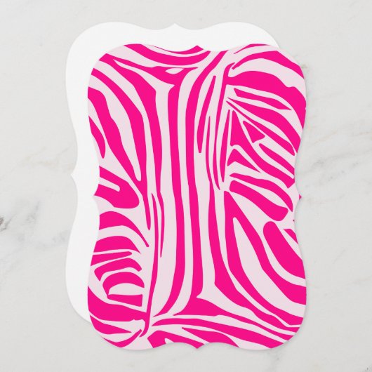 Pink zebra print (Front/Back)