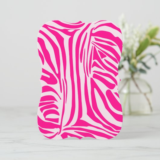 Pink zebra print (Standing Front)