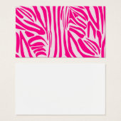 Pink zebra print (Front & Back)