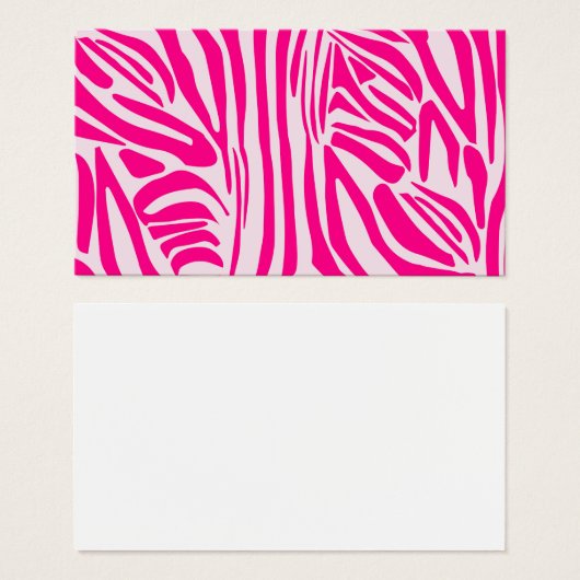 Pink zebra print (Front & Back)