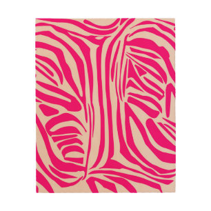 Pink zebra print