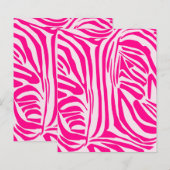 Pink zebra print (Front/Back)