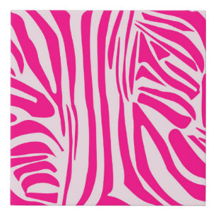 Pink zebra print