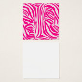 Pink zebra print (Front & Back)
