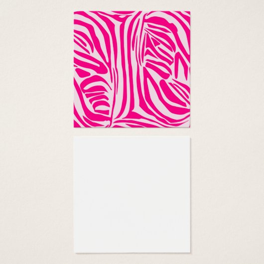 Pink zebra print (Front & Back)