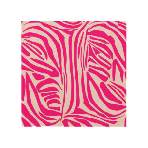 Pink zebra print