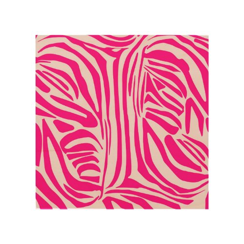 Pink zebra print