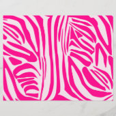 Pink zebra print (Back)