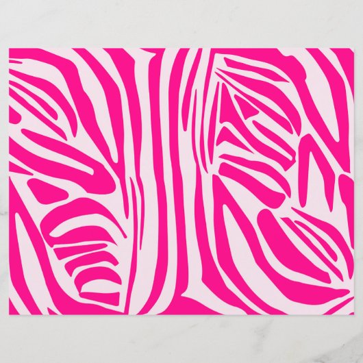 Pink zebra print (Back)