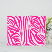 Pink zebra print (Standing Front)