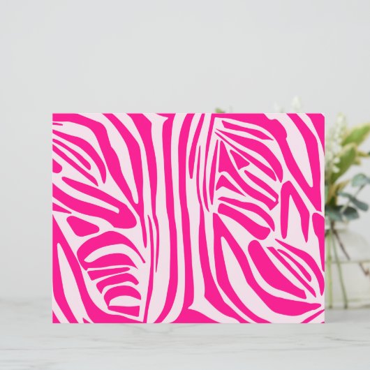 Pink zebra print (Standing Front)