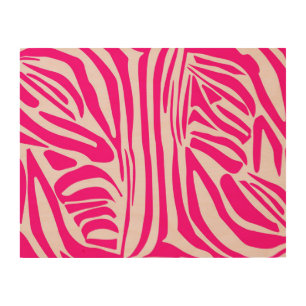 Pink zebra print