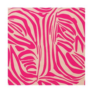 Pink zebra print