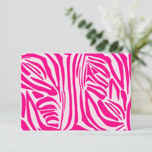 Pink zebra print (Standing Front)
