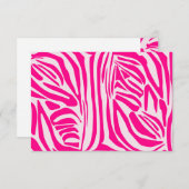 Pink zebra print (Front/Back)