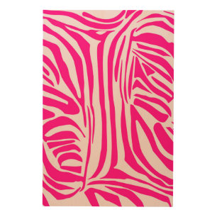 Pink zebra print
