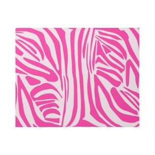 Pink zebra print
