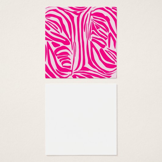 Pink zebra print (Front & Back)