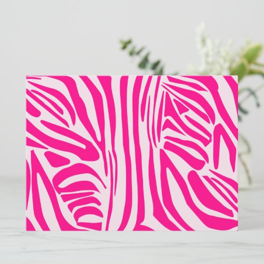 Pink zebra print (Standing Front)