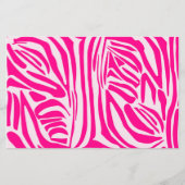 Pink zebra print (Back)