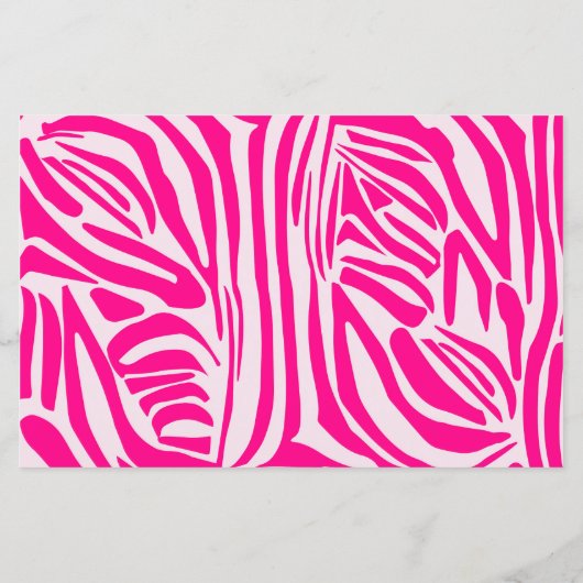 Pink zebra print (Back)