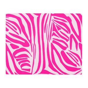Pink zebra print