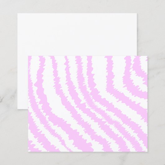 Pink Zebra Print, Animal Pattern. (Front/Back)