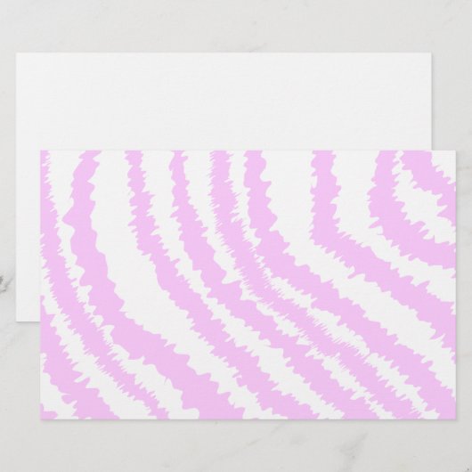 Pink Zebra Print, Animal Pattern. (Front/Back)