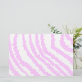 Pink Zebra Print, Animal Pattern. (Standing Front)