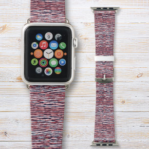 Pink Zebra Print Apple Watch Band   Chic Animal 