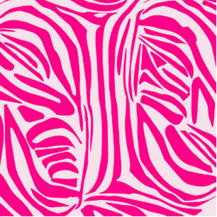 Pink zebra print cutout
