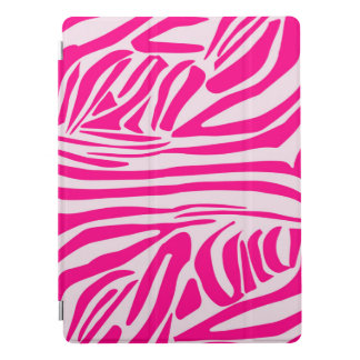 Pink zebra print iPad pro cover
