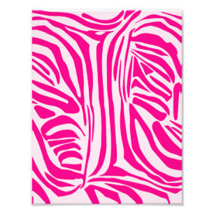 Pink Zebra Print Pattern