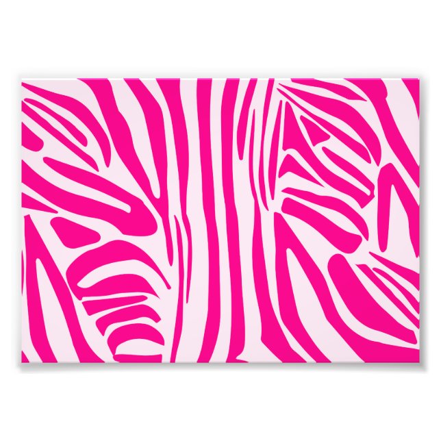 Pink Zebra Print Pattern (Front)