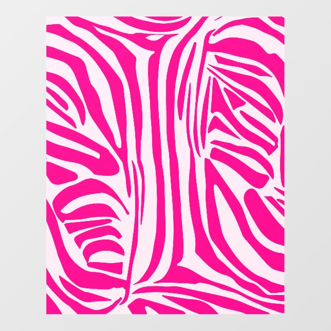 Pink Zebra Print Pattern Cutout (Front)