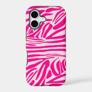 Pink Zebra Print Pattern iPhone 17 Case
