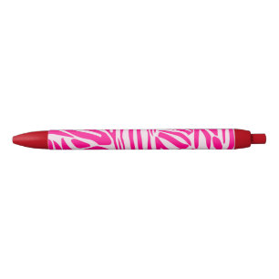 Pink Zebra Print Pattern Pen