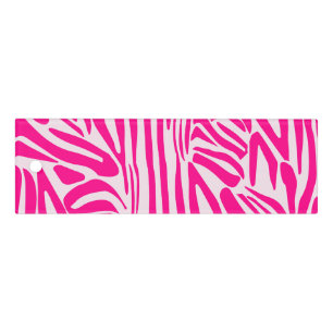 Pink Zebra Print Pattern Ruler