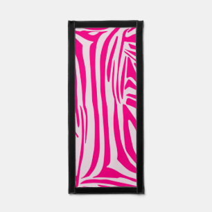 Pink zebra print pennant