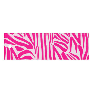 Pink zebra print ruler